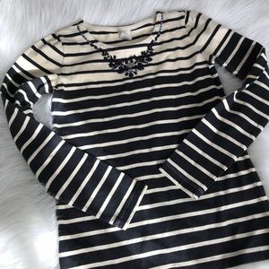 NWT Crew Cuts Stripped Embellished Shirt